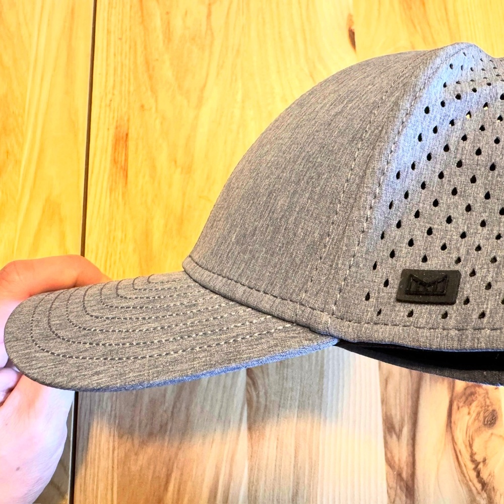 Melin A-Game Hydro Snapback Baseball Hat / Heather Light Blue